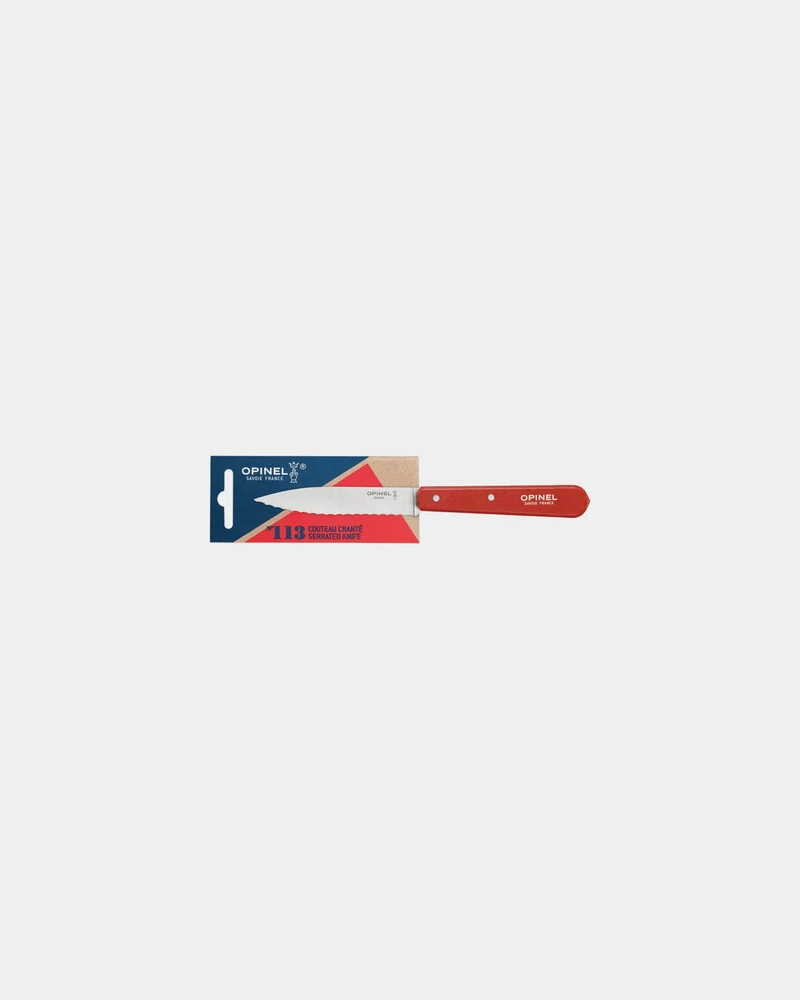 Couteau inox éco-responsable Opinel Cranté N°113 à personnaliser