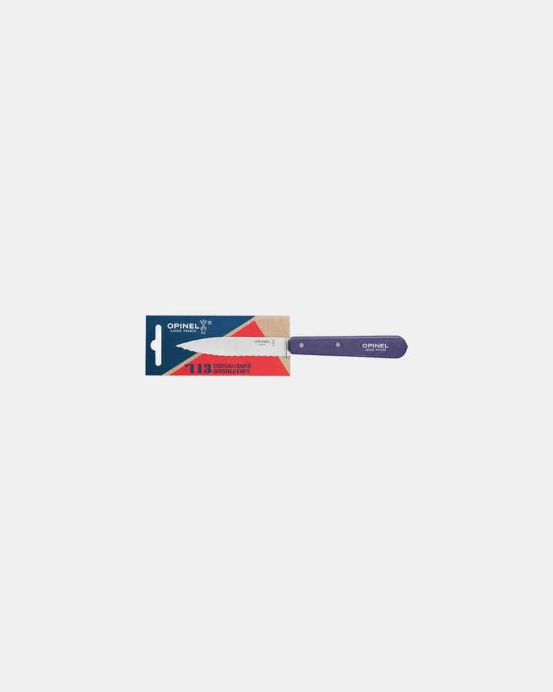 Couteau inox éco-responsable Opinel Cranté N°113 à personnaliser