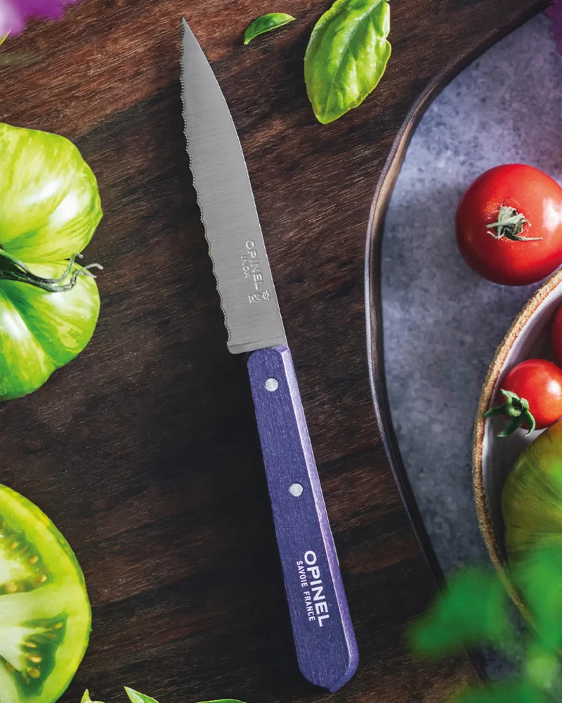 Couteau inox éco-responsable Opinel Cranté N°113 à personnaliser