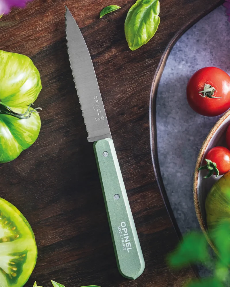 Couteau inox éco-responsable Opinel Cranté N°113 à personnaliser