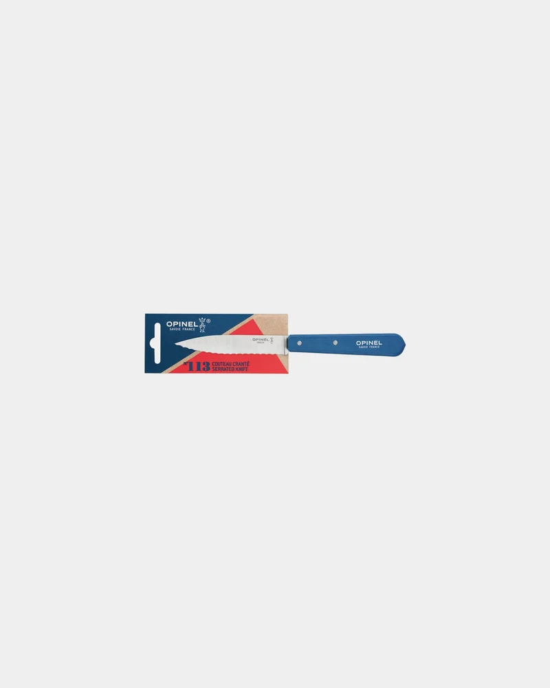 Couteau inox éco-responsable Opinel Cranté N°113 à personnaliser