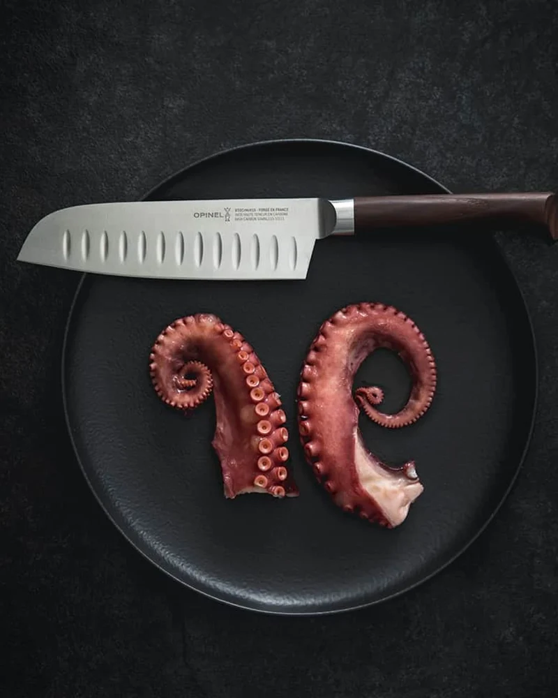 Couteau de cuisine Opinel Santoku à personnaliser