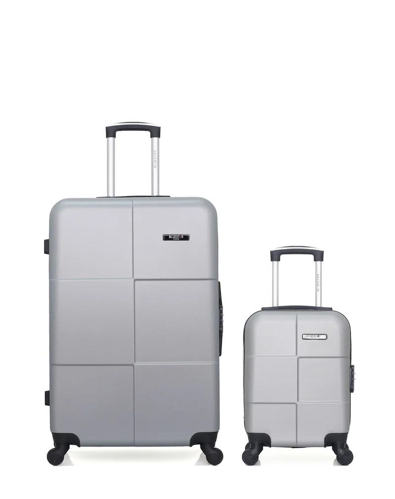 Lot de 2 Valises Rigides Grand Format et Cabine XXS MIAMI