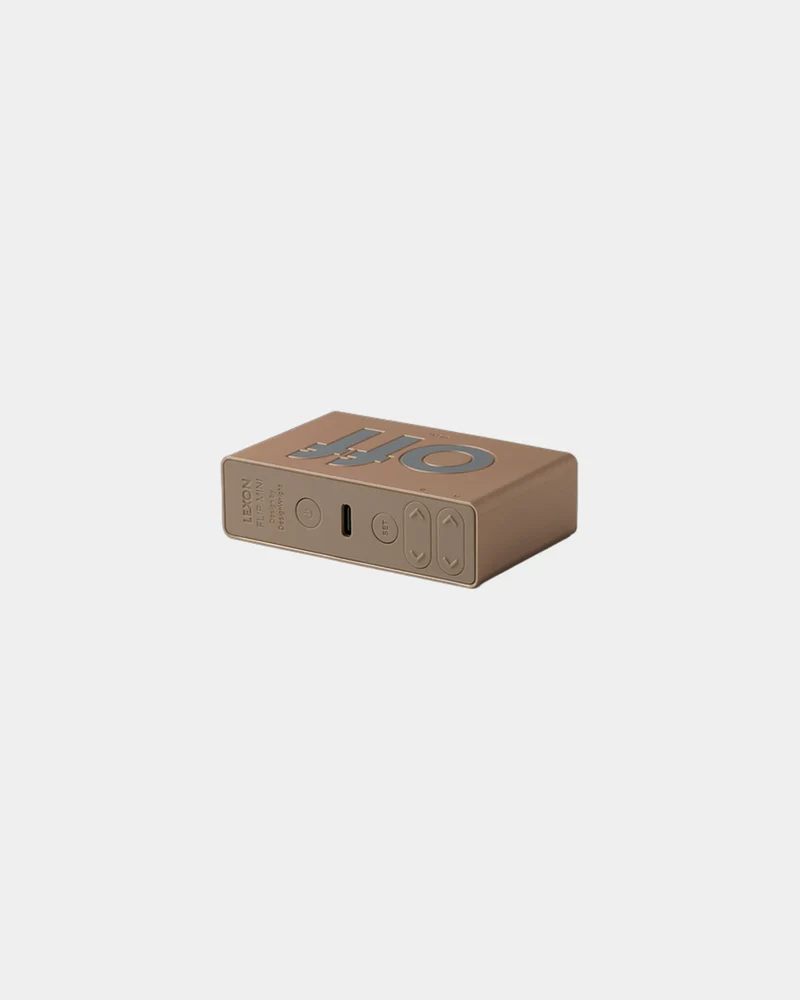 Réveil LCD réversible Lexon Flip Mini à personnaliser