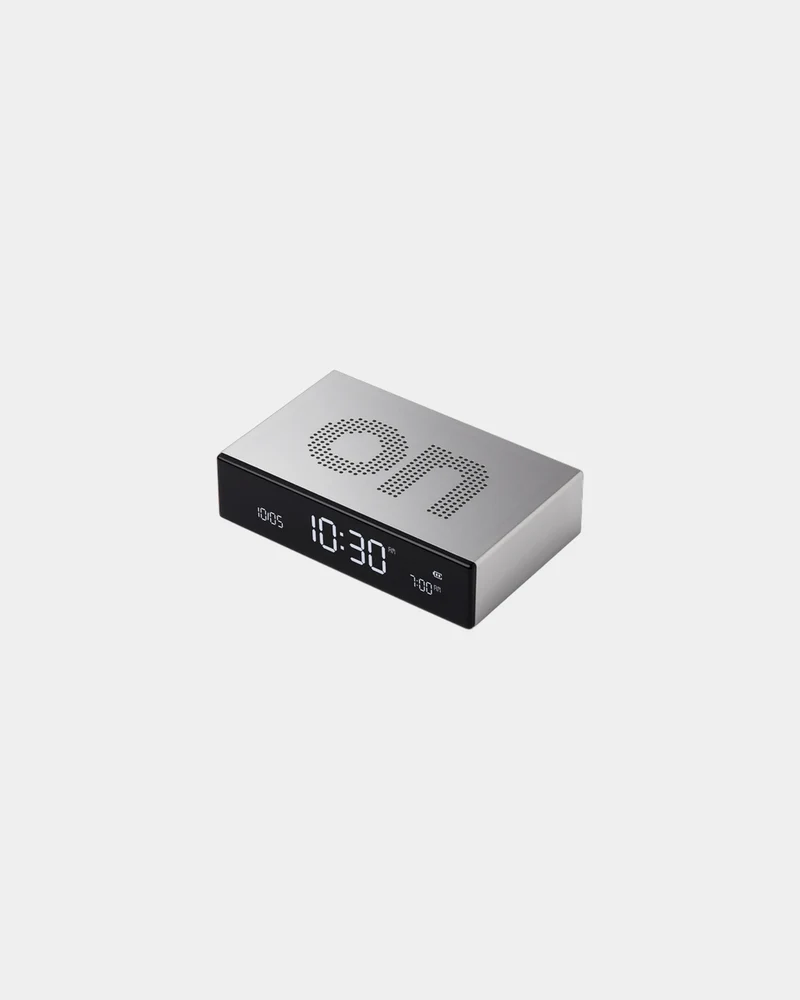 Réveil aluminium Lexon Flip Premium à personnaliser