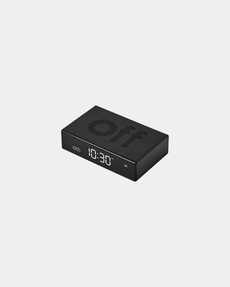 Réveil aluminium Lexon Flip Premium à personnaliser
