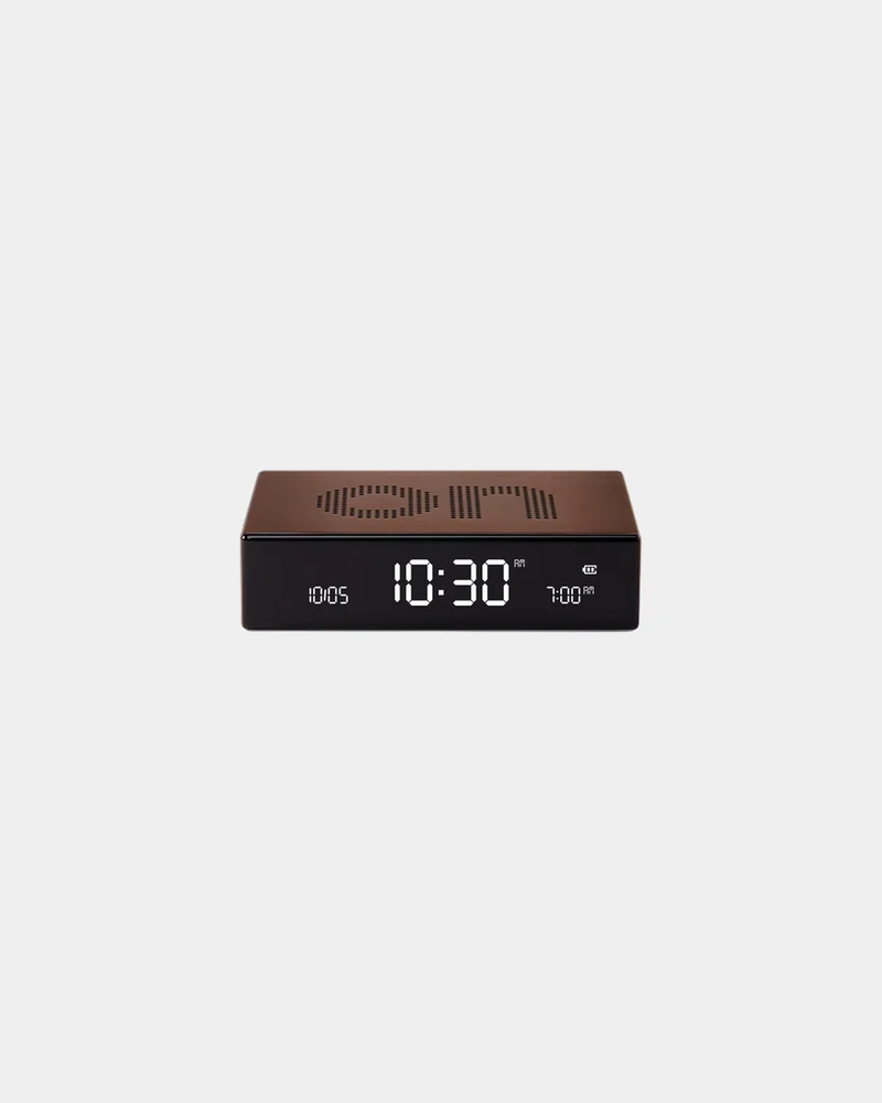 Réveil aluminium Lexon Flip Premium à personnaliser