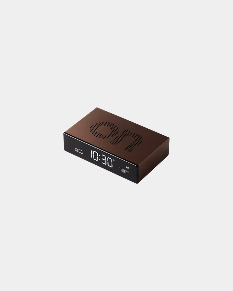 Réveil aluminium Lexon Flip Premium à personnaliser