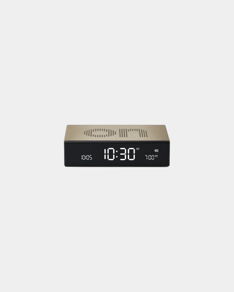 Réveil aluminium Lexon Flip Premium à personnaliser
