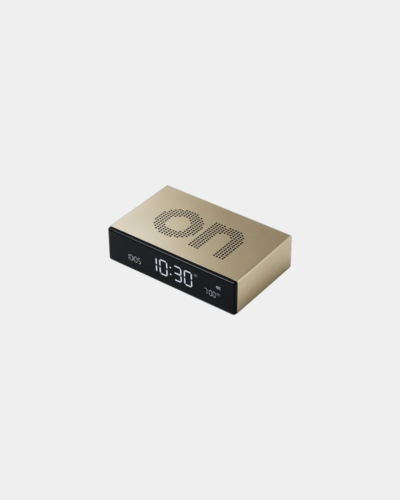Réveil aluminium Lexon Flip Premium à personnaliser