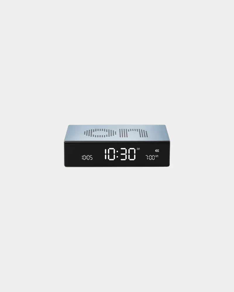 Réveil aluminium Lexon Flip Premium à personnaliser