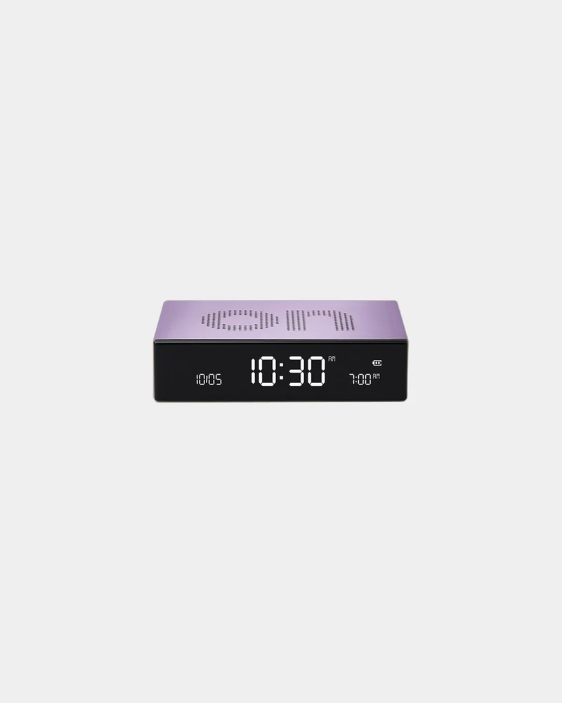 Réveil aluminium Lexon Flip Premium à personnaliser