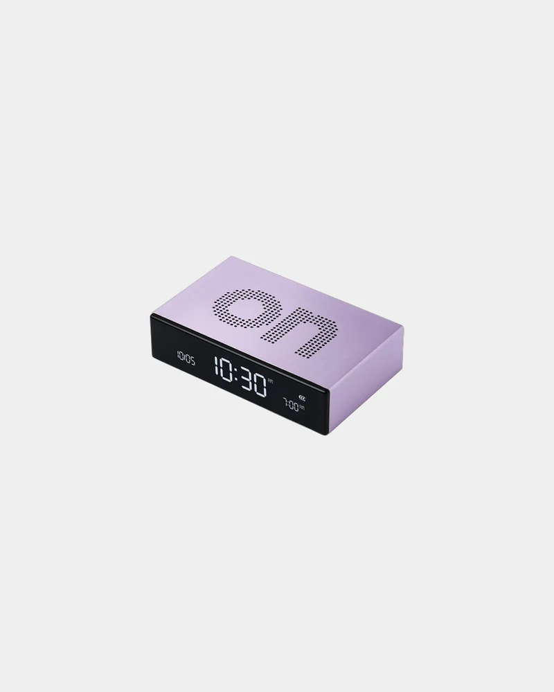 Réveil aluminium Lexon Flip Premium à personnaliser