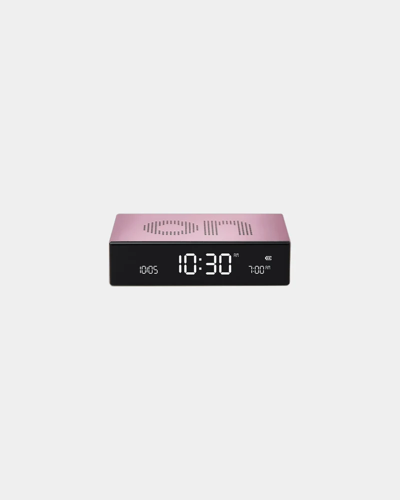Réveil aluminium Lexon Flip Premium à personnaliser