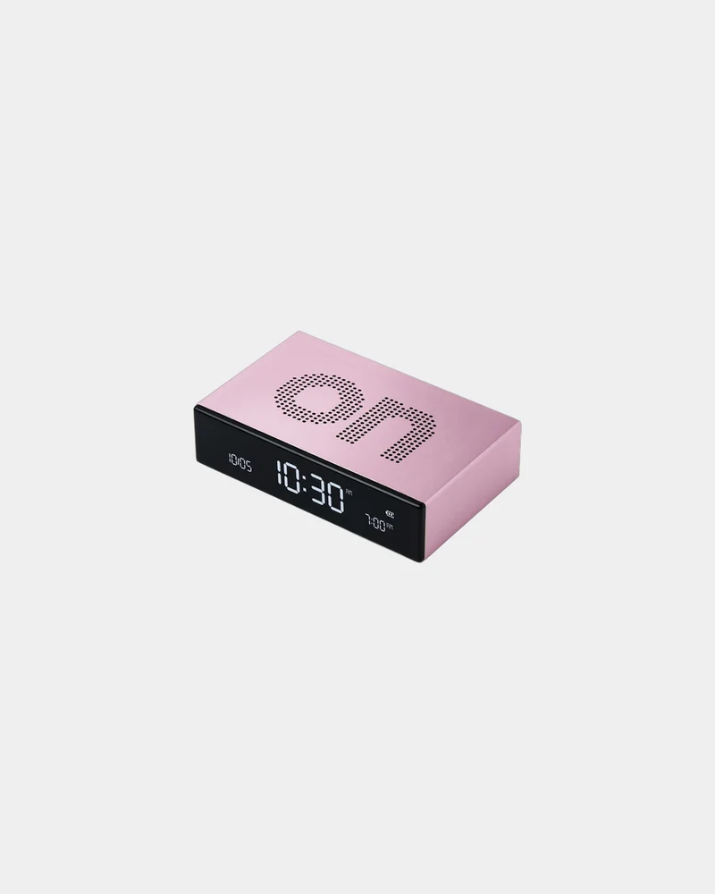 Réveil aluminium Lexon Flip Premium à personnaliser