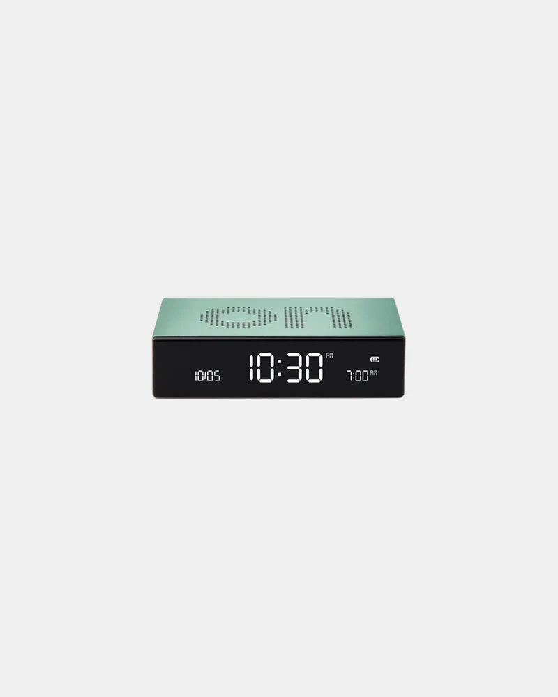 Réveil aluminium Lexon Flip Premium à personnaliser