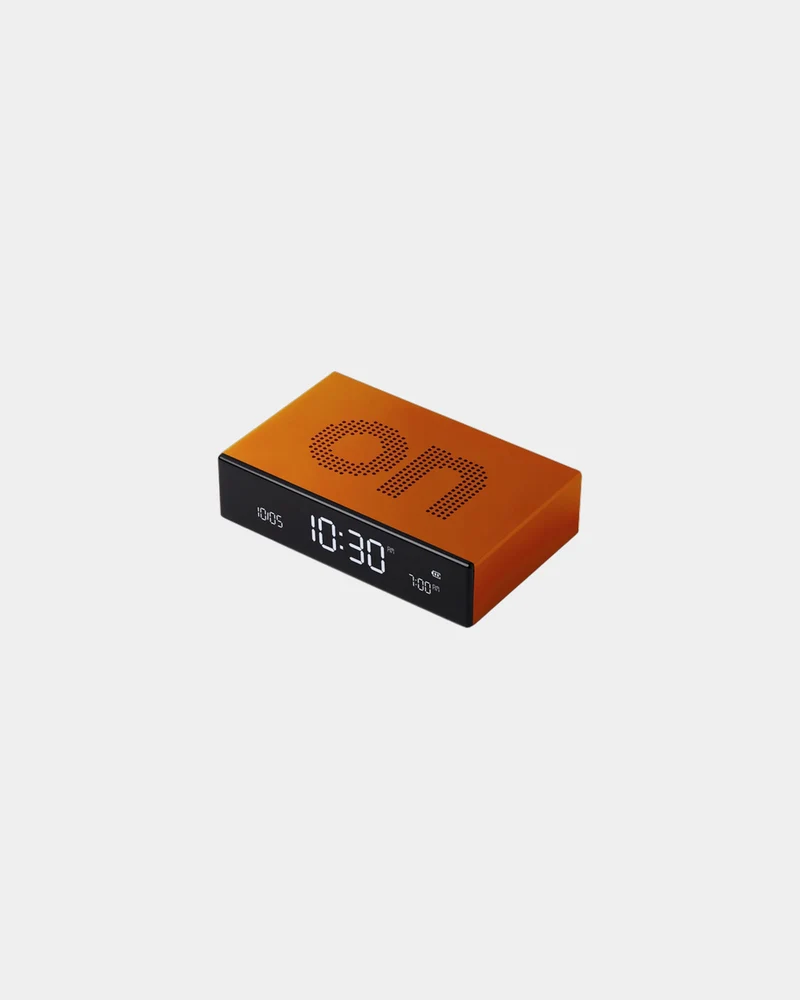 Réveil aluminium Lexon Flip Premium à personnaliser