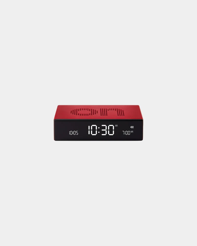 Réveil aluminium Lexon Flip Premium à personnaliser