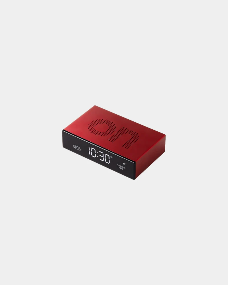 Réveil aluminium Lexon Flip Premium à personnaliser