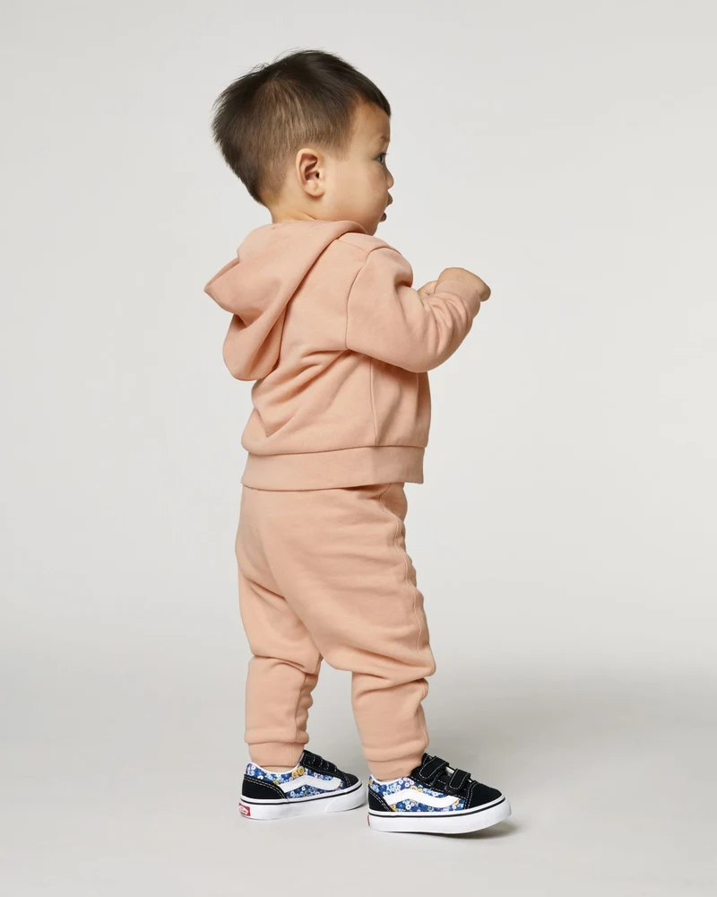 Sweat à capuche zippé bébé coton bio Stanley/Stella à personnaliser