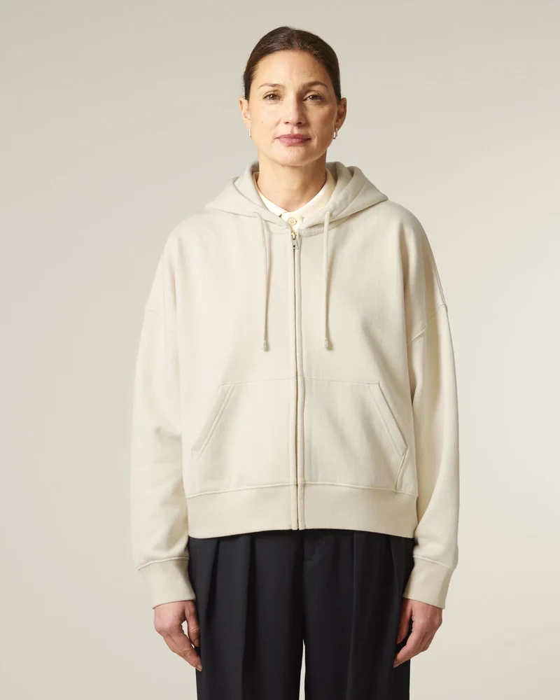 Sweat à capuche zippé coton bio Stanley/Stella Ida à personnaliser