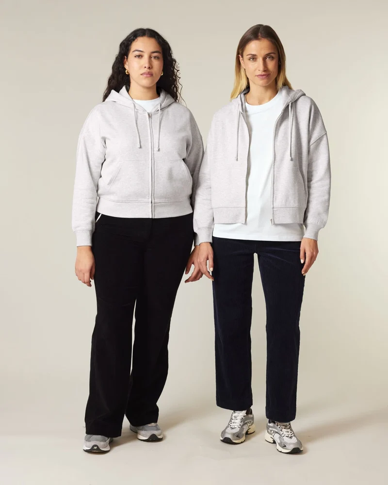 Sweat à capuche zippé coton bio Stanley/Stella Ida à personnaliser