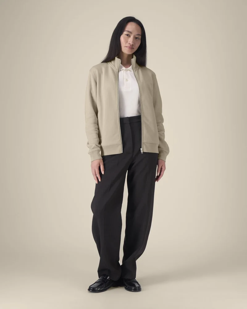 Sweat zippé coton bio Stanley/Stella Trailer 2.0 à personnaliser