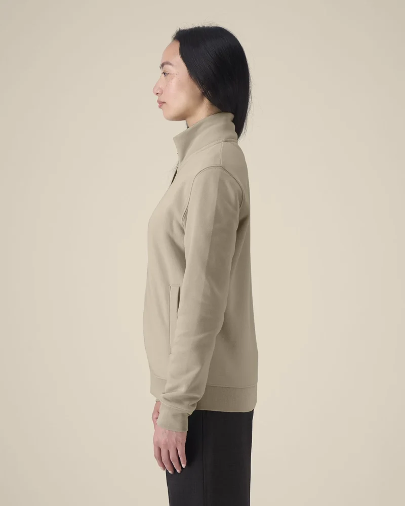 Sweat zippé coton bio Stanley/Stella Trailer 2.0 à personnaliser