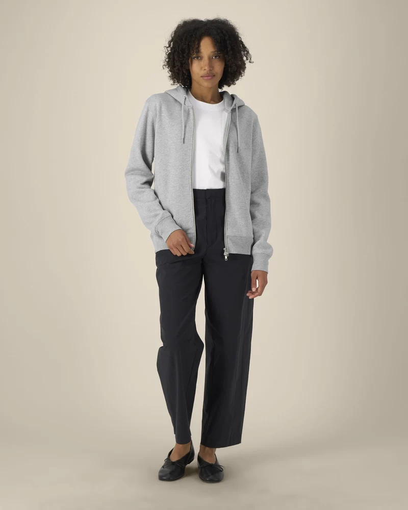 Sweat à capuche zippé coton bio Stanley/Stella Astor à personnaliser