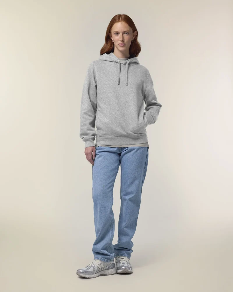 Sweat à capuche unisexe coton bio Stanley/Stella Sounder à personnaliser
