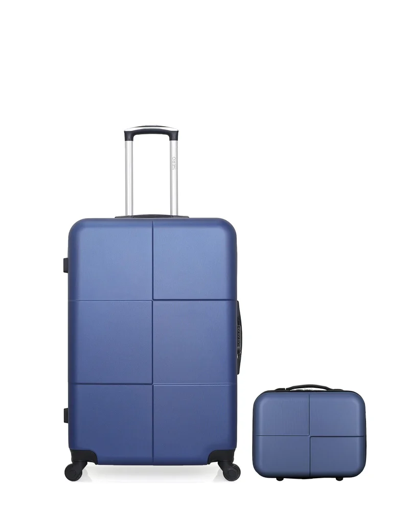 Lot de 2 Valises Rigides Grand Format et Vanity CORONADO