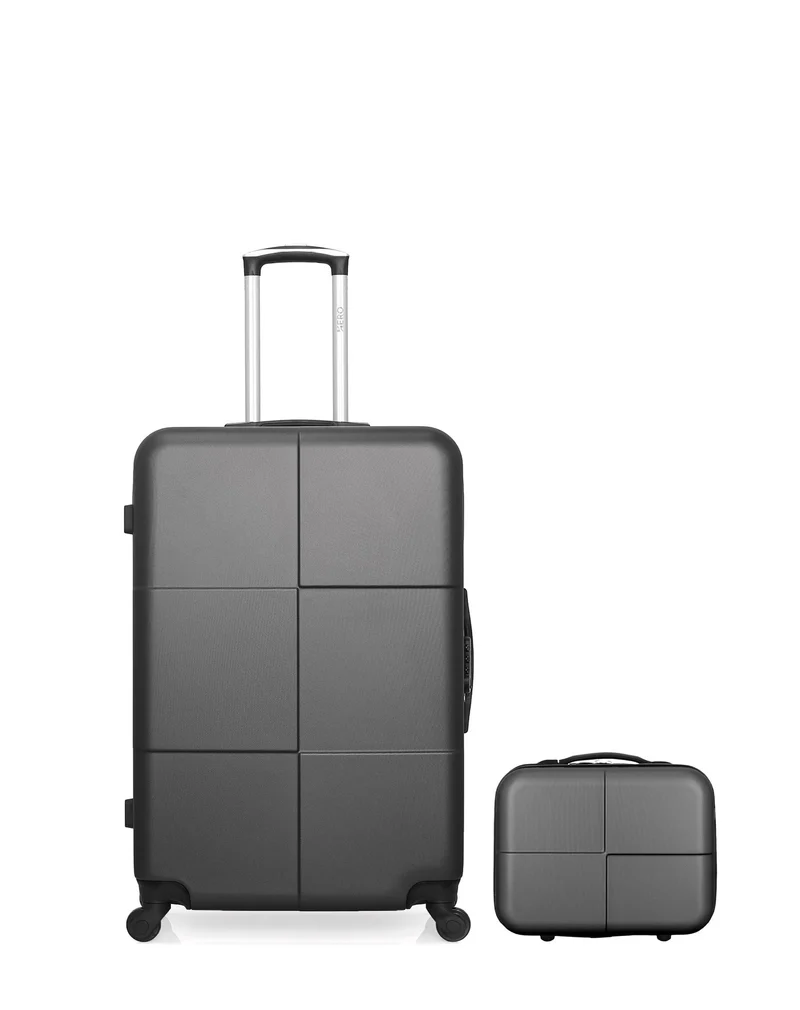 Lot de 2 Valises Rigides Grand Format et Vanity CORONADO