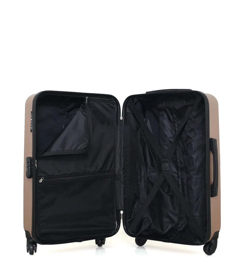Lot de 2 Valises Rigides Taille Moyenne et Vanity AMAZONE