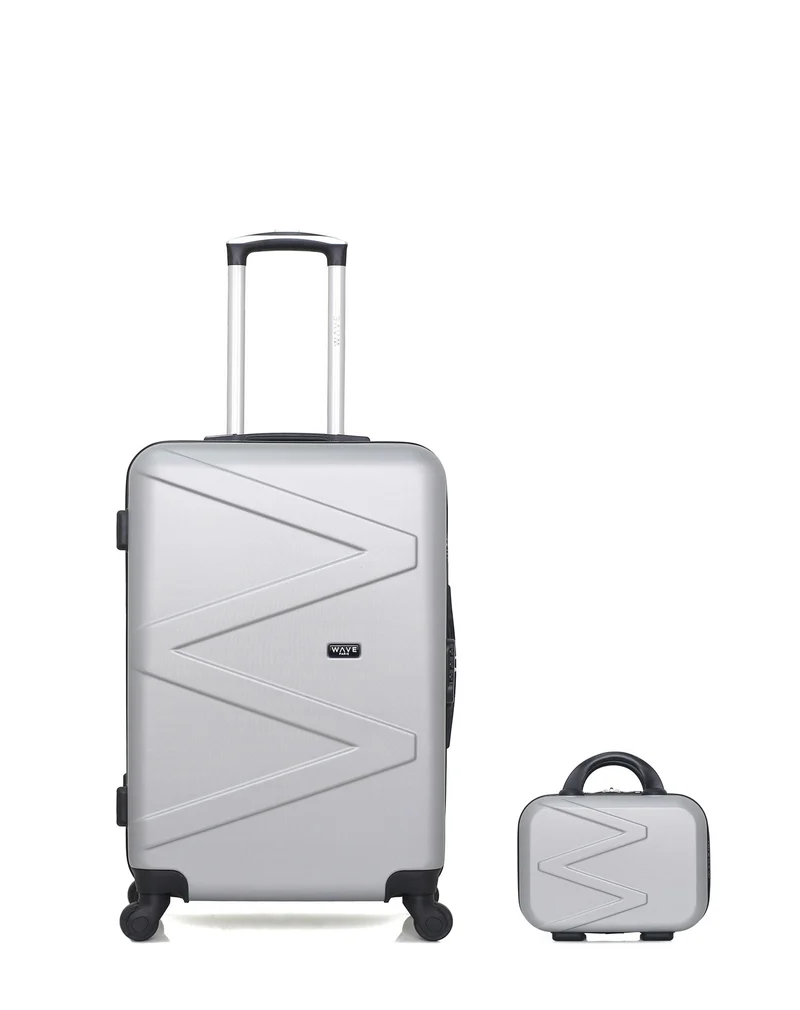 Lot de 2 Valises Rigides Taille Moyenne et Vanity AMAZONE