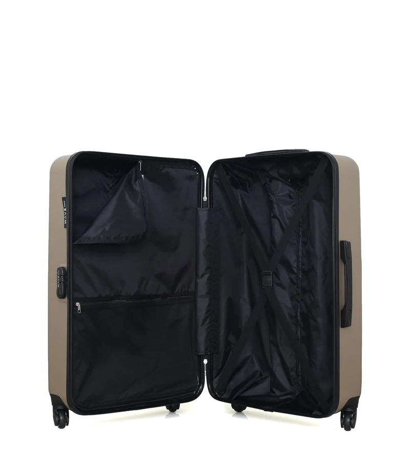 Lot de 3 Valises Rigides Grand Format, Cabine et Vanity AMAZONE