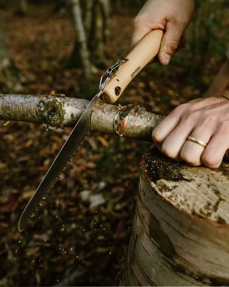 Couteau scie acier carbone Opinel N°18 à personnaliser