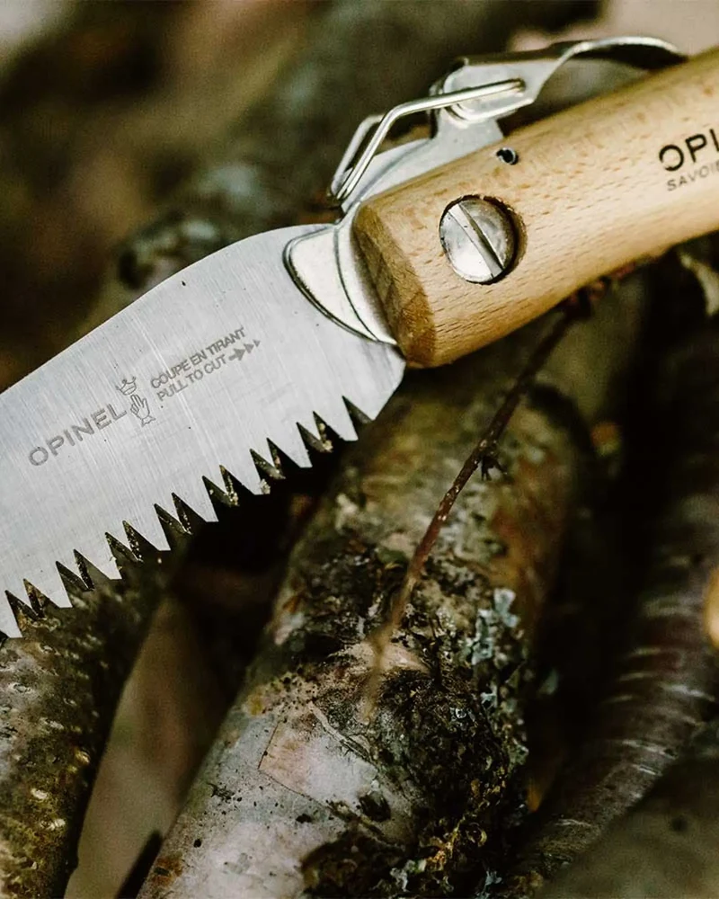 Couteau scie acier carbone Opinel N°18 à personnaliser