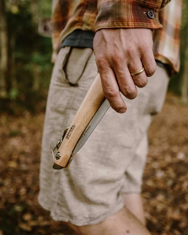 Couteau scie acier carbone Opinel N°18 à personnaliser