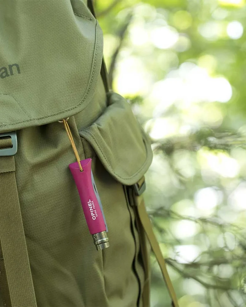 Couteau acier inoxydable Opinel N°06 Baroudeur à personnaliser