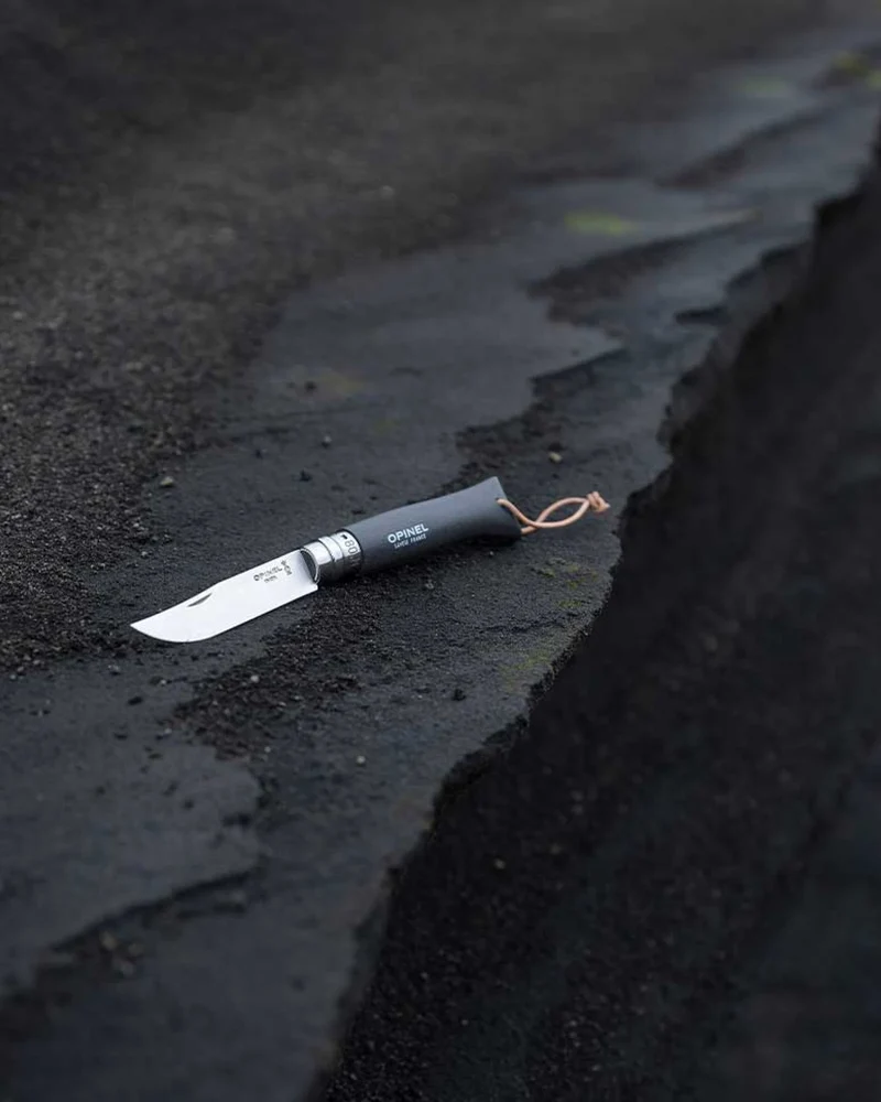 Couteau acier inoxydable Opinel N°06 Baroudeur à personnaliser