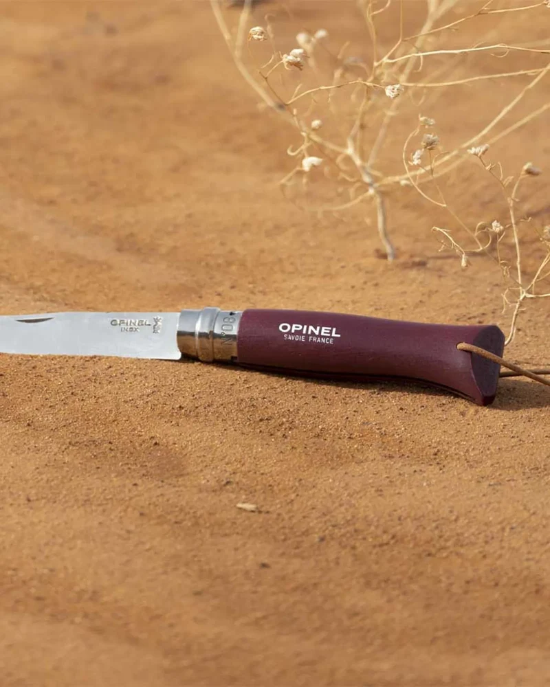 Couteau acier inoxydable Opinel N°06 Baroudeur à personnaliser