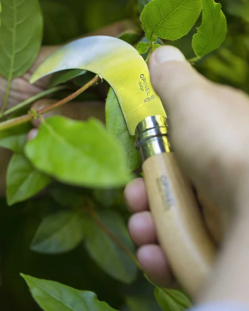 Couteau de jardin acier inoxydable Opinel Serpette N°10 à personnaliser