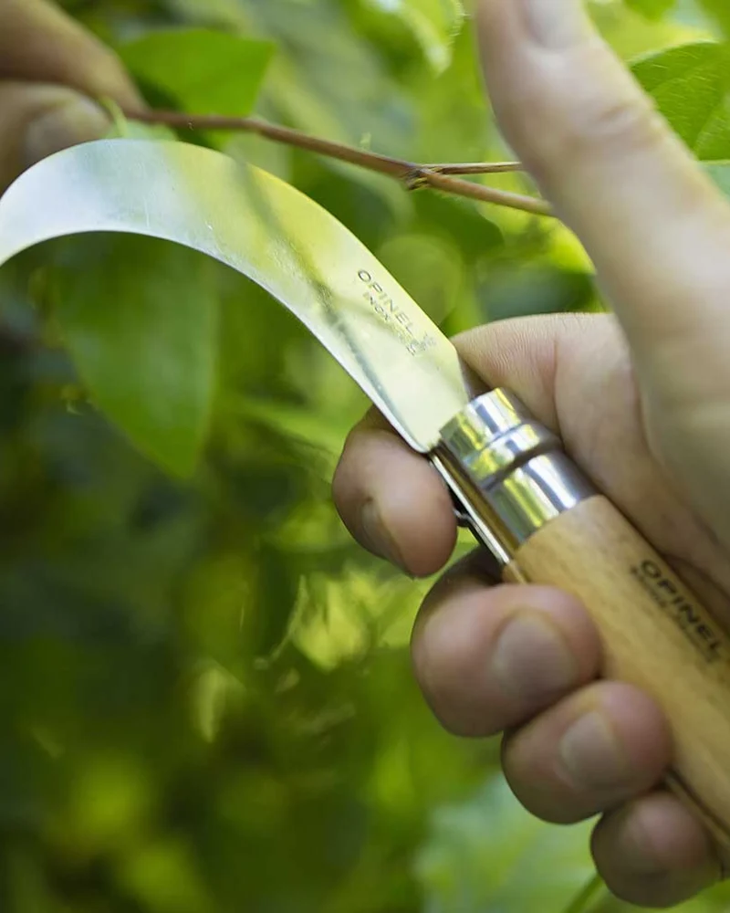 Couteau de jardin acier inoxydable Opinel Serpette N°10 à personnaliser