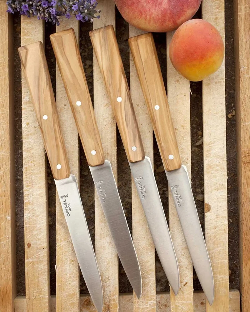 Coffret de 4 couteaux de table Opinel N°125 à personnaliser
