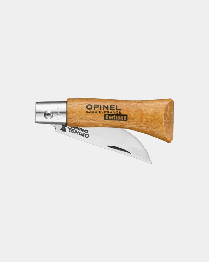 Couteau acier au carbone Opinel N°02 Carbone à personnaliser