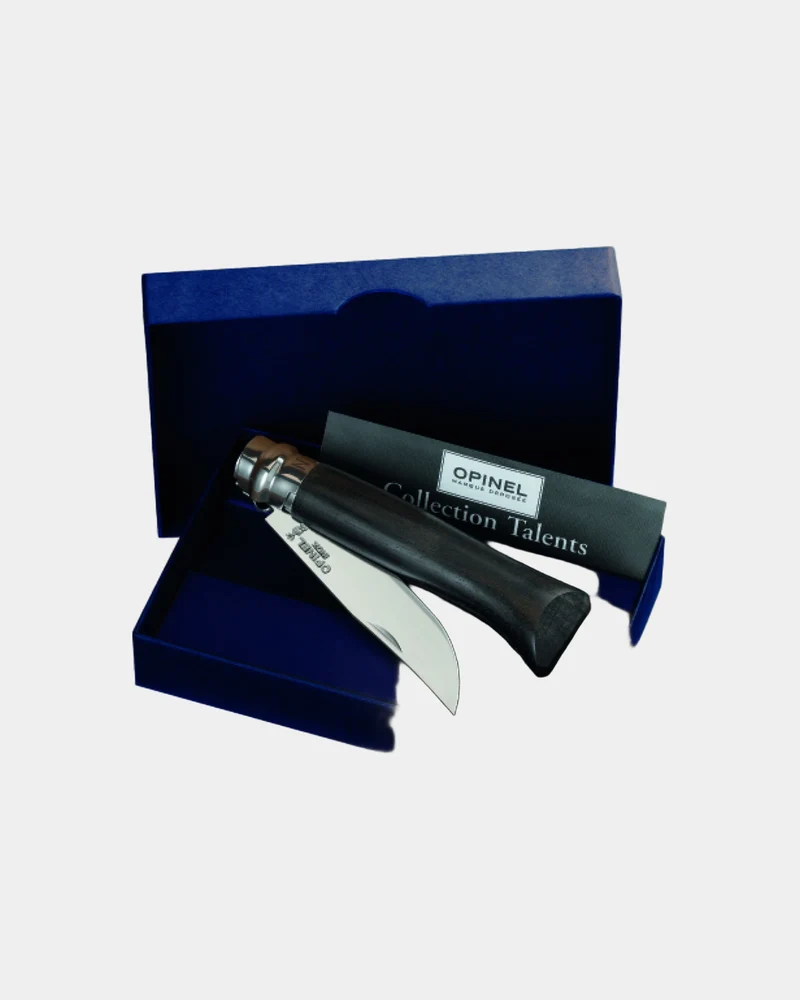 Couteau acier au carbone Opinel N°02 Carbone à personnaliser