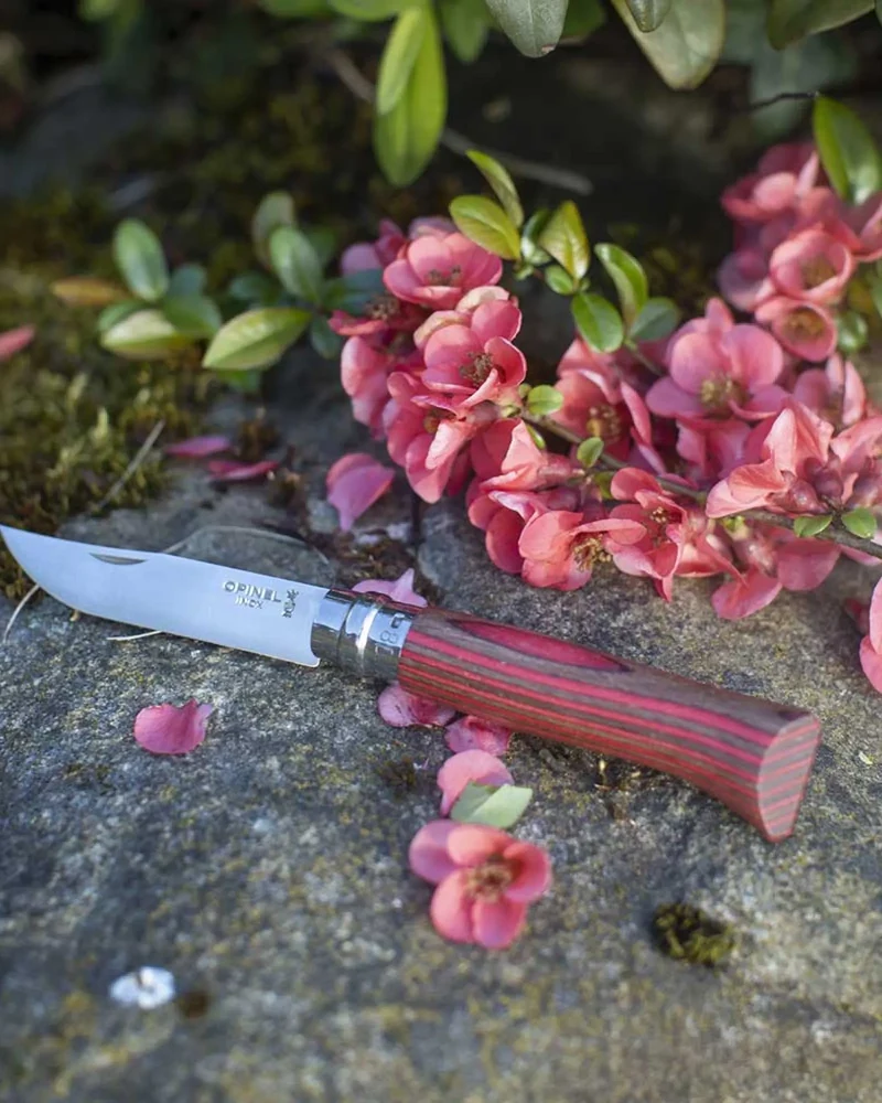 Couteau acier au carbone Opinel N°02 Carbone à personnaliser