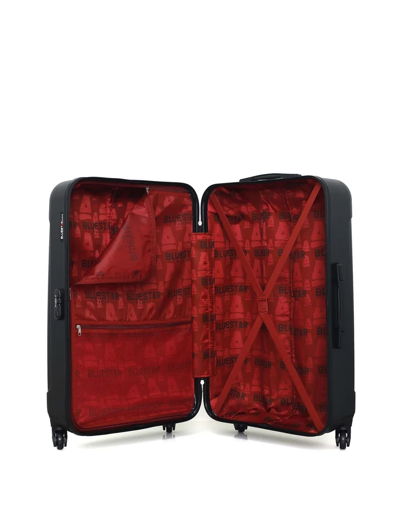 Lot de 4 Valises Rigides Grand Format, Taille Moyenne, Cabine et Vanity NAPOLI