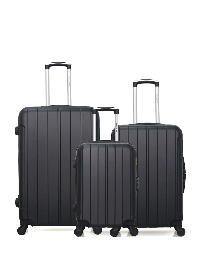 Lot de 3 Valises Rigides Grand Format, Taille Moyenne et Cabine NAPOLI
