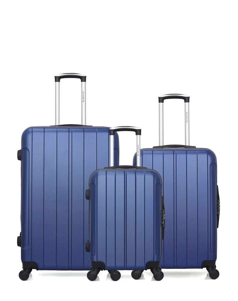 Lot de 3 Valises Rigides Grand Format, Taille Moyenne et Cabine NAPOLI